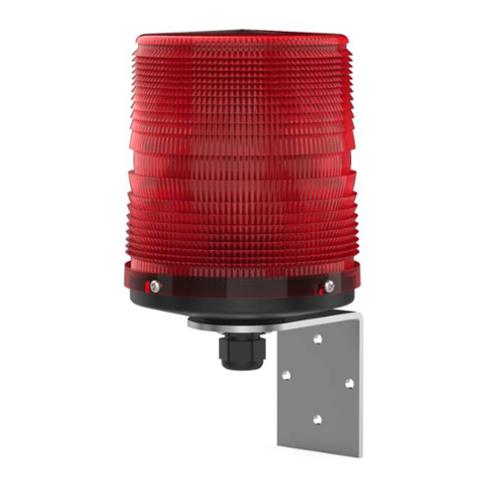 Feu LED haute luminosité Equerre Multimode IP55 24Vcc optique rouge