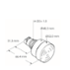Buzzer son pulsé 80dB IP65 encastrable