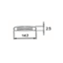 Contact strip - flat profile