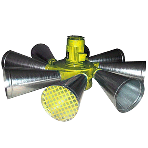 Multidirectional turbine siren 140dB model AT3 230/400V