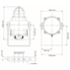 Feu flash ATEX compact 10J 345cd Aluminium - IP66 IP67