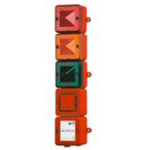 Boitier précâblé sirène et 3 feux IP66 sirène 100dB feu flash ou LED Boitier précâblé sirène et 3 feux IP66 sirène 100dB feu flash ou LED