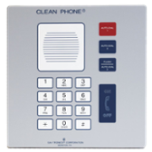 Phone for VoIP white rooms IP65 in-wall mounting