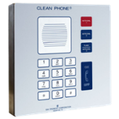 Phone for VoIP white rooms IP65 wall mounting