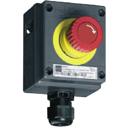 Emergency stop diameter 55 93x80x72mm 1no 1nf 10A
