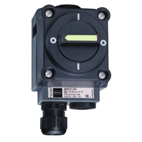 On/Off switch 109x80x105mm 2 poles 16A IP65