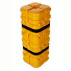 Column shock absorber 400x400 for 100x100 and 200x200 mm pillars