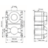 Combiné sirène 114dB feu flash 13J IP66/67 en fonte Aluminium