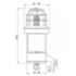 Feu LED compact ATEX Aluminium - IP66 IP67