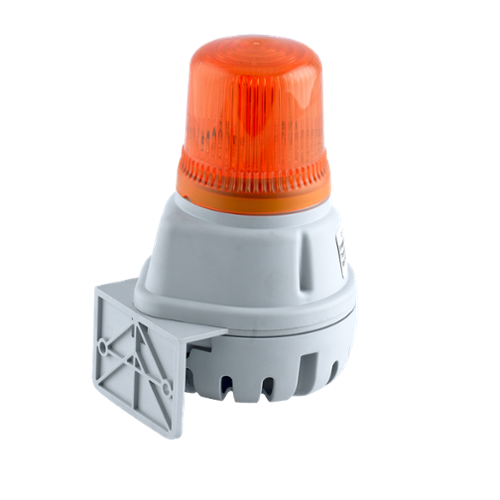 Combiné buzzer 100dB flash 1J IP65 3 sons réglage volume Combiné buzzer 100dB flash 1J IP65 3 sons réglage volume
