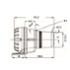 100dB horn with 1J strobe 230Vac Clear lens IP65