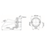 Trompe compact 100dB 40 - 260 Vcc/Vca