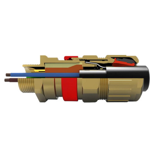 Presse étoupe ATEX câble armé IP68 A coumpond 3/4NPT Inox