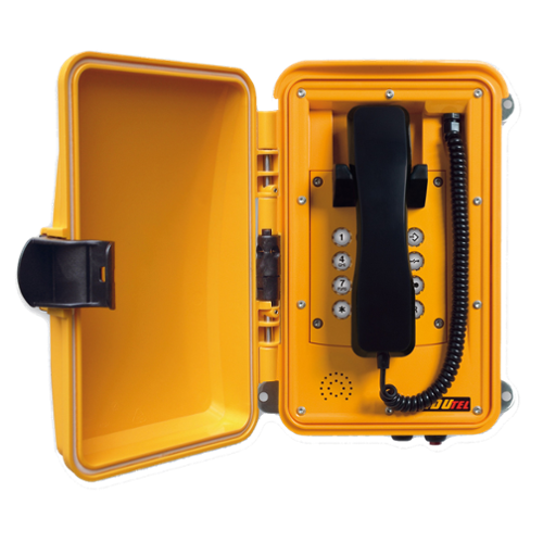 Analogue wall-mounted telephone IP66 - Polycarbonate - Door