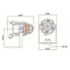 10J Strobe with protective grid 12Vdc Red lens IP66/67 10J Strobe with protective grid 12Vdc Red lens IP66/67