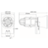Combiné 119 dB (A)  feu flash 5J IP66/67 45 sons avec étrier