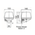 Buzzer ATEX Trompe MHP 11 108dB avec PE M20 IP54