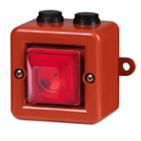 Mini combiné sirène 100 dB (A) feu LED IP66 10 sons Mini combiné sirène 100 dB (A) feu LED IP66 10 sons