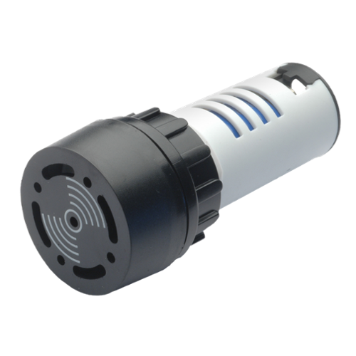 Buzzer 80dB à 10 cm ø22mm 24Vca/cc encastrable IP65 Buzzer 80dB à 10 cm ø22mm 24Vca/cc encastrable IP65