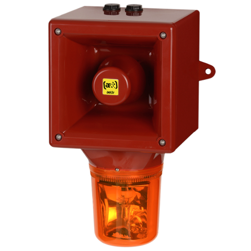 Combiné Feu tournant/120dB OPTASON® 64 sons - IP65 Combiné Feu tournant/120dB OPTASON® 64 sons - IP65