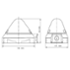 Feu flash 5J pyramidal IP66
