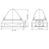 Feu flash 10J pyramidal IP66