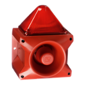 Combiné sirène 122 dB feu flash 10J IP66