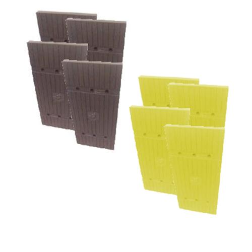 Plaques 1000 x 440 x 40 mm Lot de 4 plaques