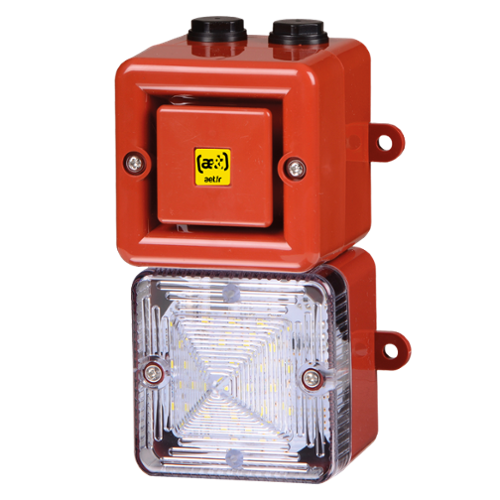 Combiné LED 110 dB TONAFLASH® 64 sons - IP66 Combiné LED 110 dB TONAFLASH® 64 sons - IP66