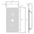 Platine d'appel encastrable IP65 VoIP