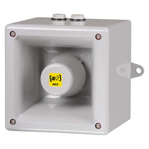 Sirène électronique 120dB TONALARM® 11.5-54 Vcc - 64 sons Boitier Gris