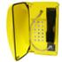 Téléphone avec boitier 0 touche Jaune - appel automatique