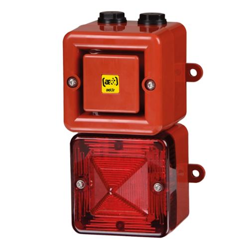Combiné LED 110 dB TONAFLASH® 10-14 Vcc / 16-33 Vcc - Rouge
