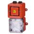 Combiné LED 110 dB TONAFLASH® 48-260 Vca - Transparent - 64 sons