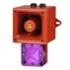 Combiné LED 113 dB TONAFLASH® 48-260 Vca - Magenta - 64 sons
