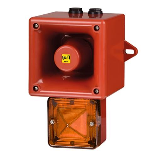 Combiné xénon 5J/113 dB TONAFLASH® 42-52 Vcc - Orange - 64 sons